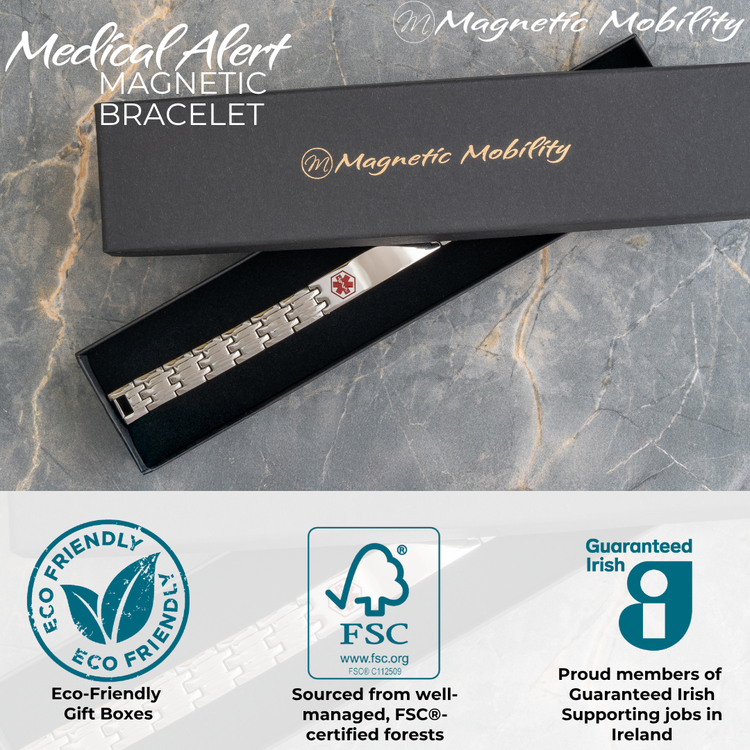 Medical Alert 4in1 Magnetic Bracelet