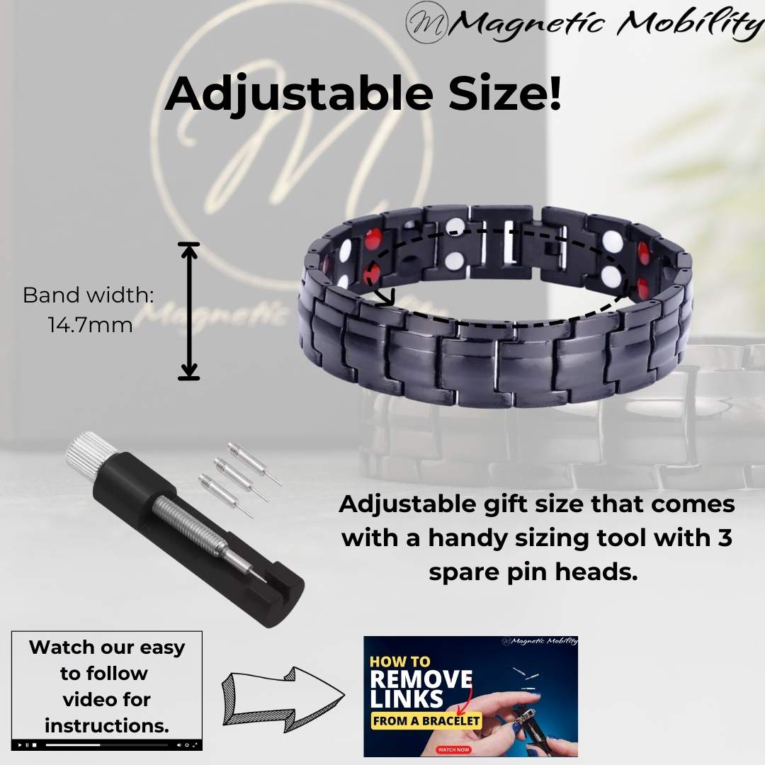 Ashe Night - Double Strength 4in1 Magnetic Bracelet