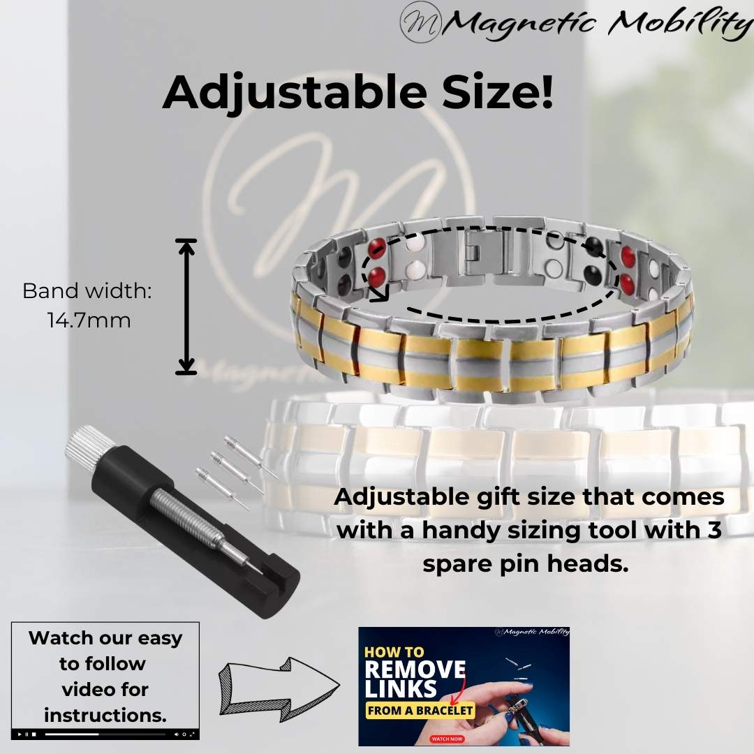 Ashe Moon - Double Strength 4in1 Magnetic Bracelet