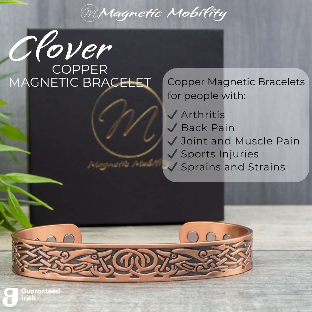 Clover Copper Magnetic Bracelet