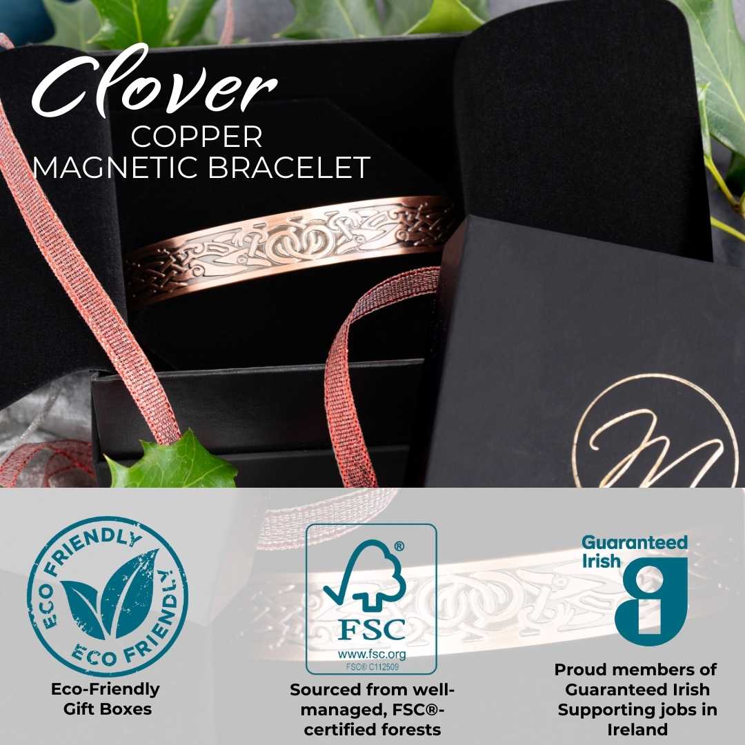 Clover Copper Magnetic Bracelet