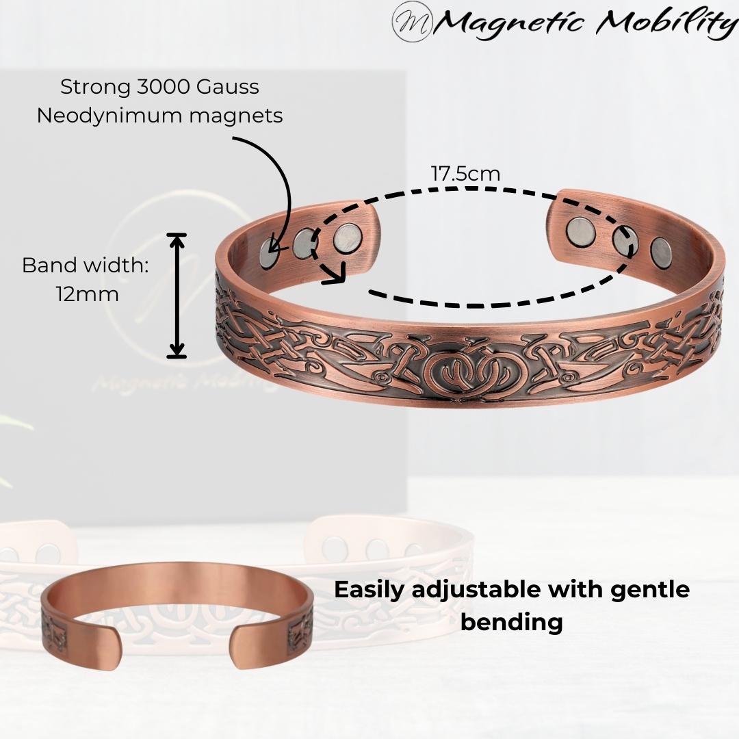 Clover Copper Magnetic Bracelet