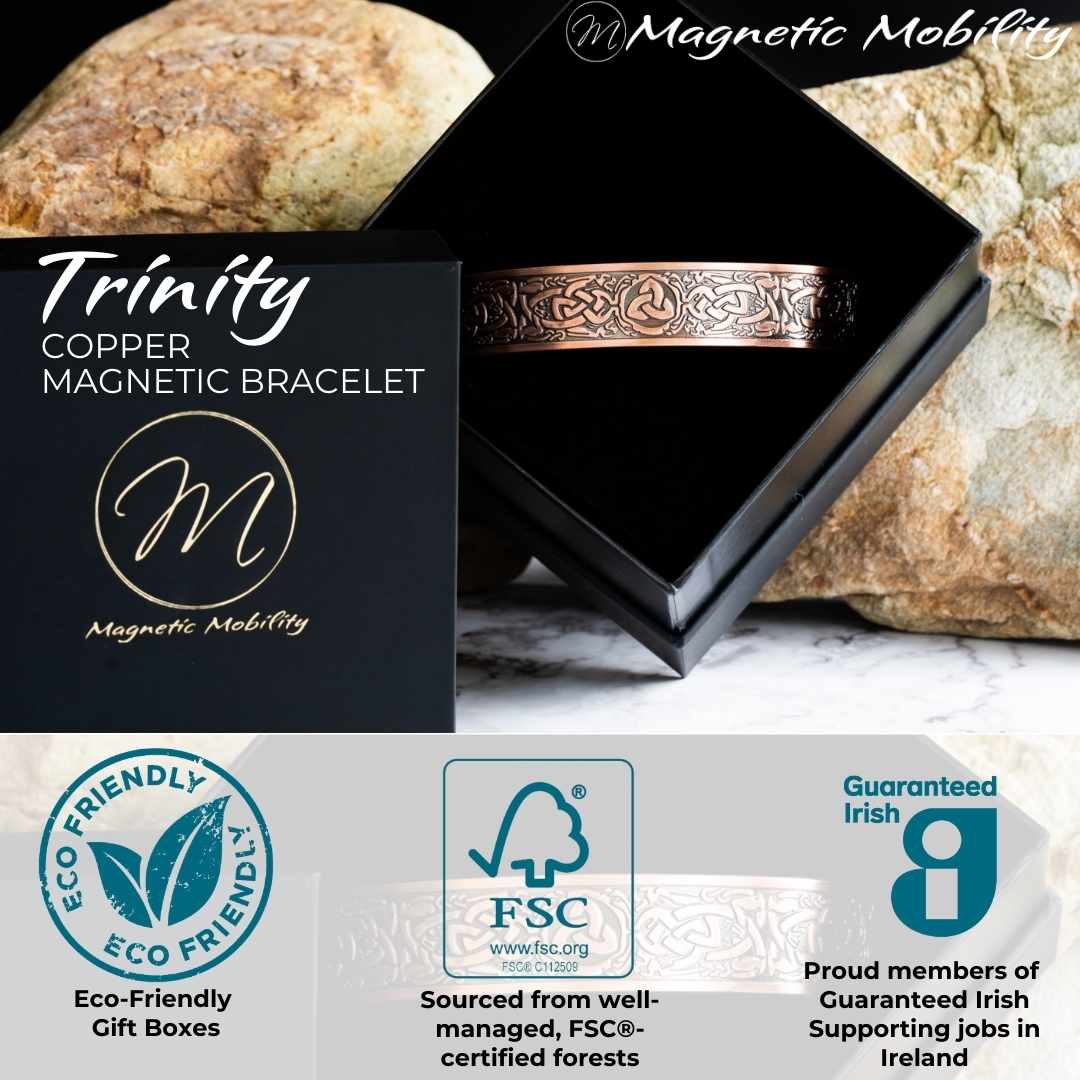 Trinity Copper Magnetic Bracelet