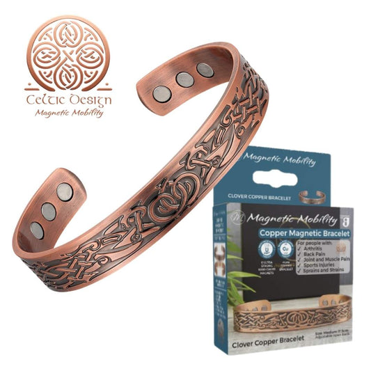Clover Copper Magnetic Bracelet